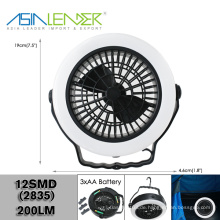 Peak Performance 2-in-1 LED Camping Deckenventilator &amp; Lampe